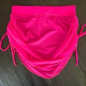 Five Dancewear Hot Pink Mesh Skirt